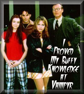Buffy Quiz Award ~ Vampyr